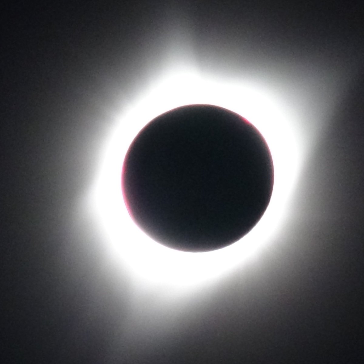 Backpackertrail's tweet image. Pictures of the total eclipse taken from the Falls campground in Shoshone NF in Wyoming 8-21-2017