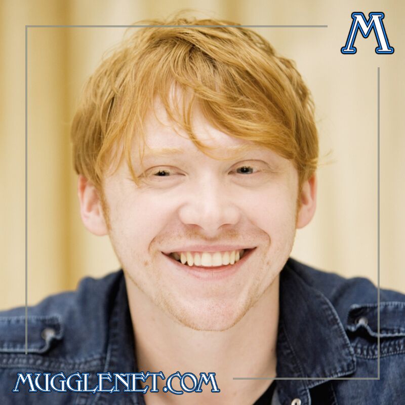 Happy birthday to the amazing Rupert Grint, who of course played Ron Weasley in the films! 