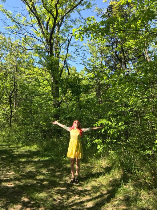 I'm one with nature! 🌿✨ https://t.co/sMI0PCfUvB