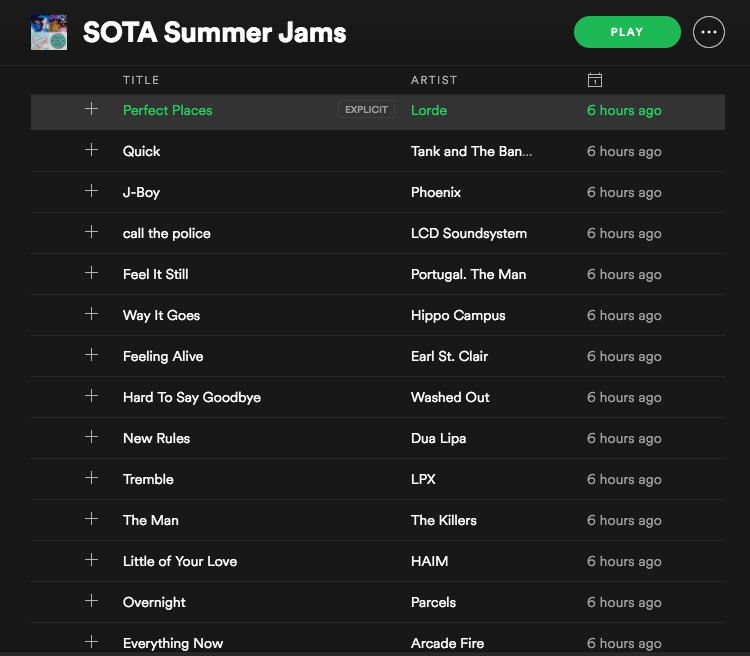 _StateOfTheArt_'s tweet photo. Favorite jams of Summer 2017 tonight at 8pm! https://t.co/SnH3QavxyE