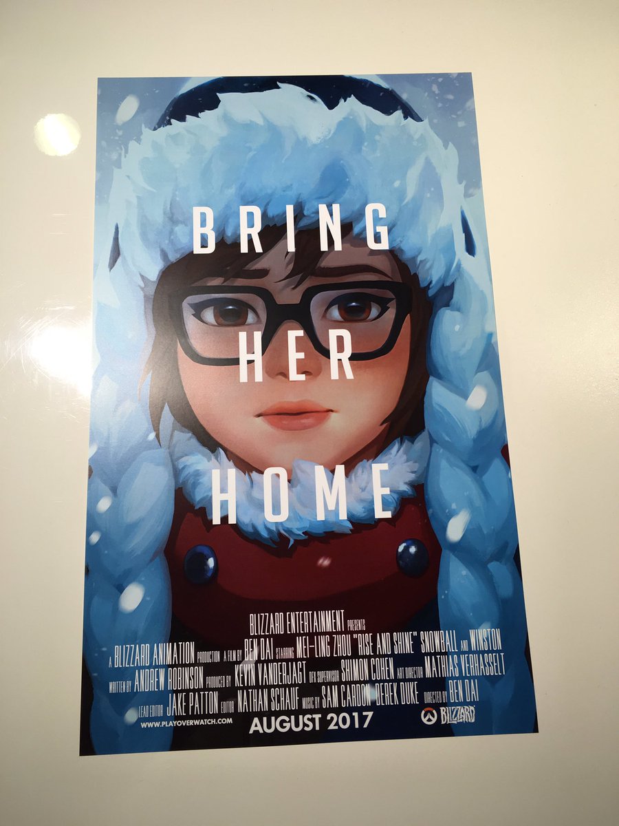 오버워치 메이 단편 애니메이션 '일어나요!'포스터가 공개되었습니다. '일어나요!' 포스터의 패러디는 '맷 데이먼' 조연으로 출연했던 영화 '마션'의...