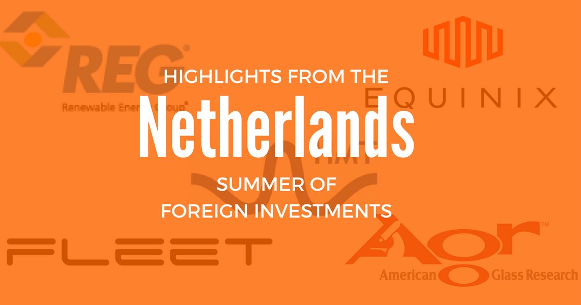 This summer, multinationals including <a href="/FleetSpace/">Fleet Space Technologies</a>, <a href="/Equinix/">Equinix, Inc.</a>, <a href="/REGbiofuels/">Chevron Renewable Energy Group</a> and more chose to #InvestInHolland - sot.ag/6DyZV