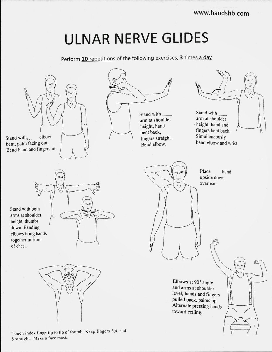 Anyway, here are some exercises for joint/nerve pain that my physical therapists recommended to me! Hopefully his helps others too. 