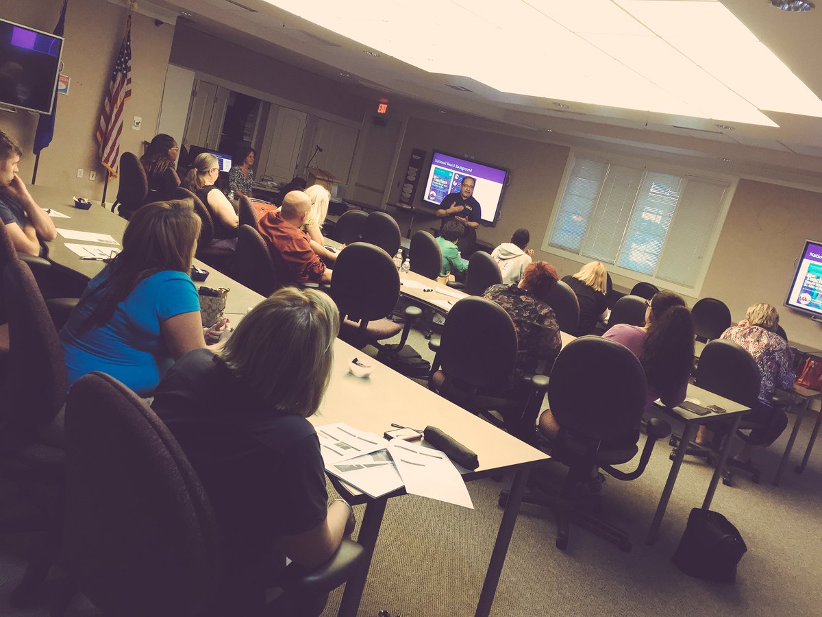 k_dockweiler's tweet photo. @NSEAOnline President @rubenmurillo offers encouraging remarks to candidates interested in elevating their craft @NBPTS #NBCertification https://t.co/MzDhwoGDBy