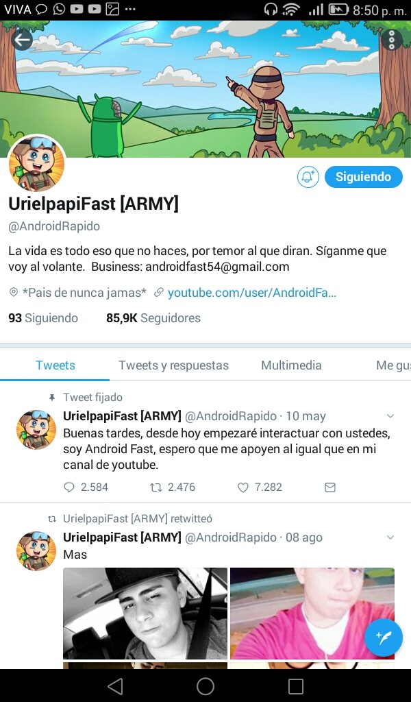 AugustoChav's tweet photo. @AndroidRapido Sos el mejor crack nesecito dinero mi usuario es loquendero2014 https://t.co/IjYb3LwfVH