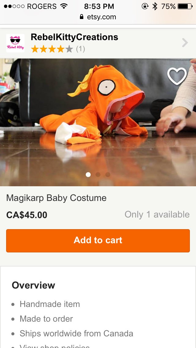 RebelKittyC's tweet photo. Added a new cosplay to the store :) made this for my little man. https://t.co/HRXUvMcx01