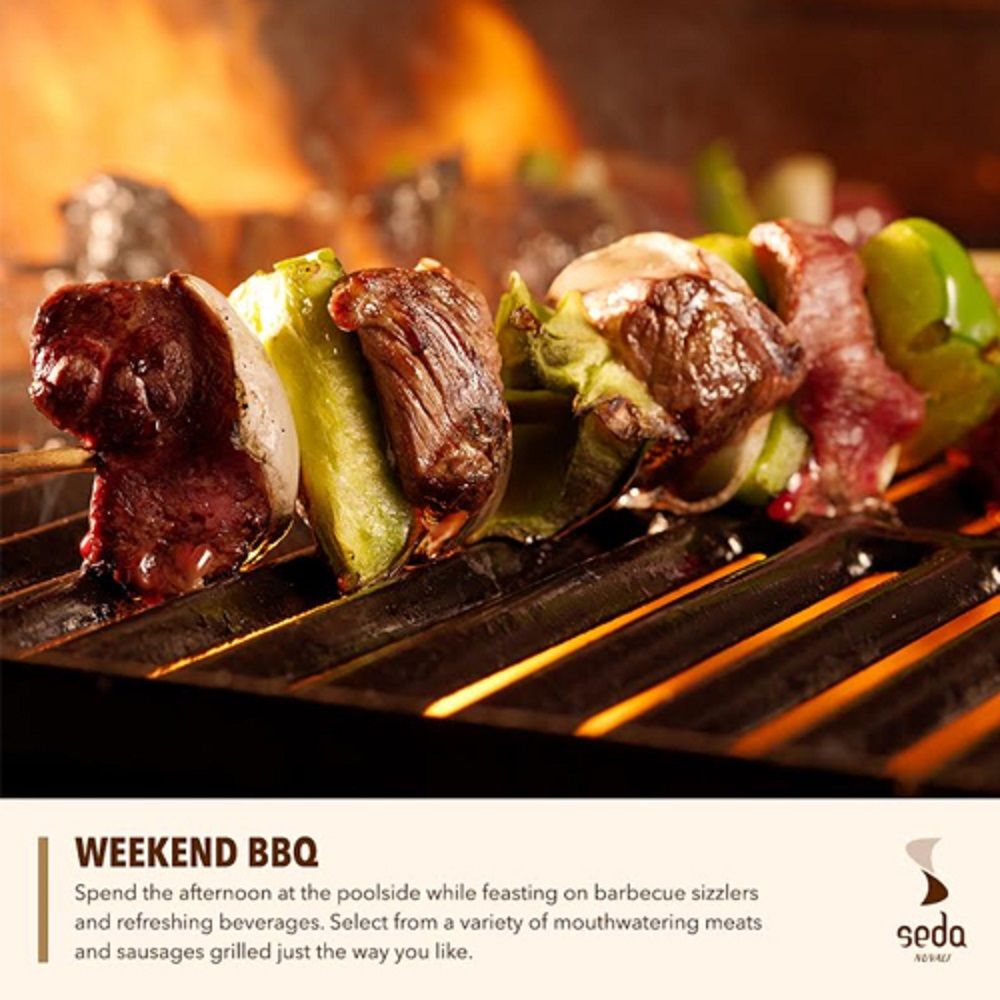 Save22ph's tweet image. Feast on Barbecue Sizzlers &amp;amp; Refreshing Beverages at Seda Nuvali Every Saturday-Sunday -
 bit.ly/2g3QFcm