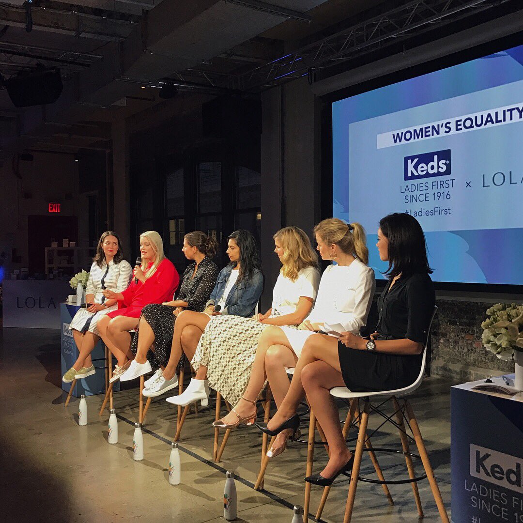 The ladies of tonight's @Keds #WomensEqualityDay panel! #LadiesFirst