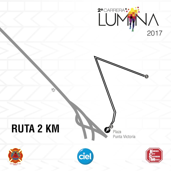 LuminaFitUp's tweet photo. Conoce las rutas de la #CarreraLUMINA2017: 2KM para iniciados, 6KM para intermedios, 12KM y 16 KM para más profesionales. #carrera #SJR #Qro https://t.co/ZL7QVphlNg