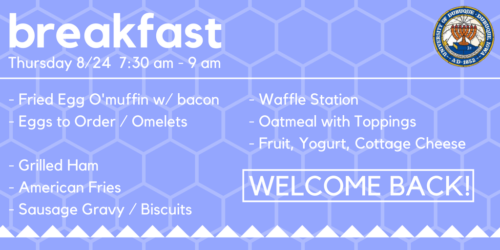 udfoodservice's tweet photo. Stop by Peters Commons and kick start your first day of school with a nutritious breakfast! #spartanfuel #breakfast #UDdining https://t.co/urpv5NUoSW