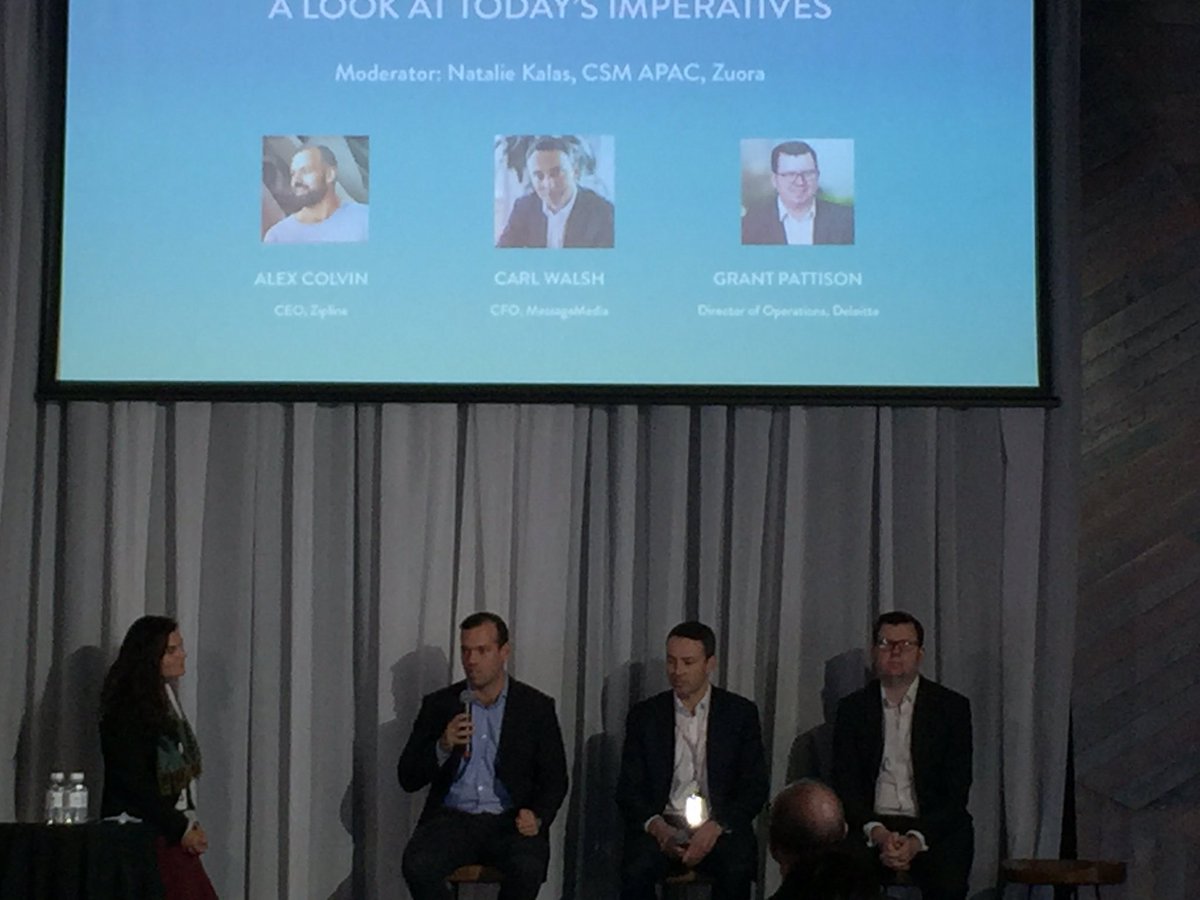 mr_rtl's tweet photo. @zipline @MessageMedia1 @Deloitte @Zuora #Subcribed17 fantastic customer panel @Melbourne https://t.co/4HZmsfK0xq