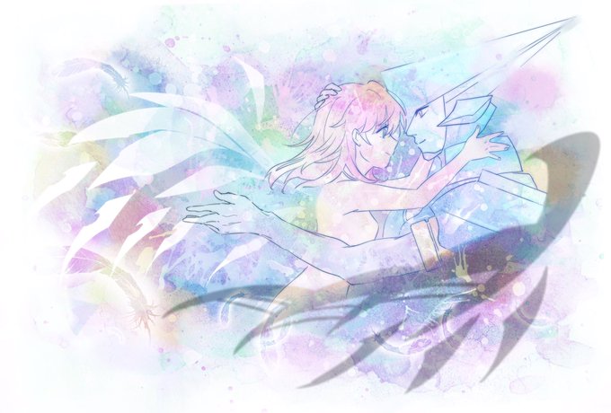 前に描いたやつを描き直してポスカにしたものです〜〜残ってるので通販でもおまけとして付けます〜〜 