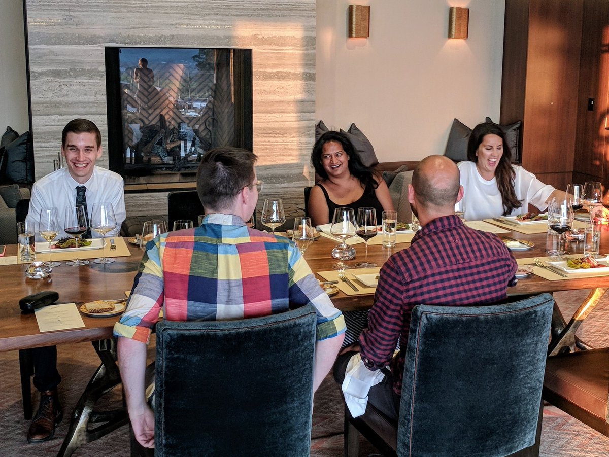 Design Relations team smiling and laughing