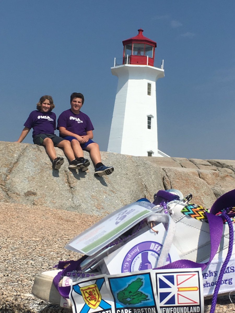 Foster08011973's tweet photo. #MSAawareness, 
Day18: Still in Nova Scotia. Meet with Pam Bower at Peggy's cove.
#Canada. 
#MSAsucks,#kickmsa,#defeatmsa,#fmsa,#curemsa https://t.co/pQuqhJGPsI