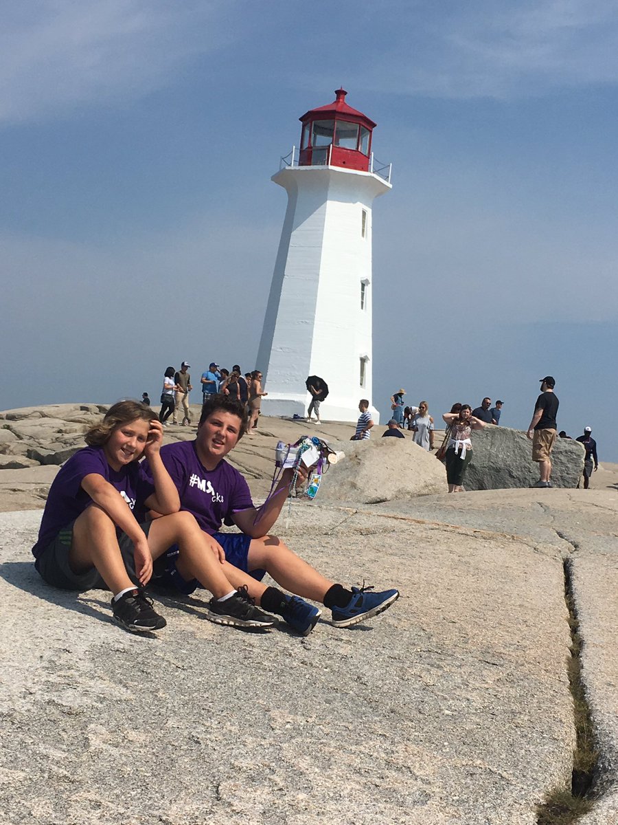 Foster08011973's tweet photo. #MSAawareness, 
Day18: Still in Nova Scotia. Meet with Pam Bower at Peggy's cove.
#Canada. 
#MSAsucks,#kickmsa,#defeatmsa,#fmsa,#curemsa https://t.co/pQuqhJGPsI
