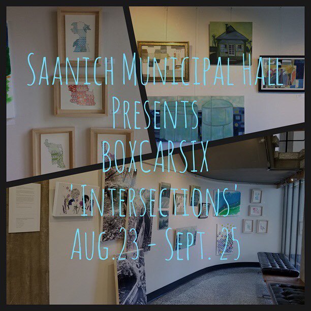 jean_kuyper's tweet photo. Saanich Municipal Hall  presents  BOXCARSIX 'Intersections'  Aug.24 - Sept. 25 https://t.co/LoRFHRDFn6 https://t.co/hZH4I4lwjd