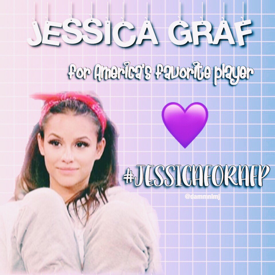 dammnlmj's tweet photo. Here ya go girl π @theejessicagraf #JessicaForAFP https://t.co/Z2e0BAno30