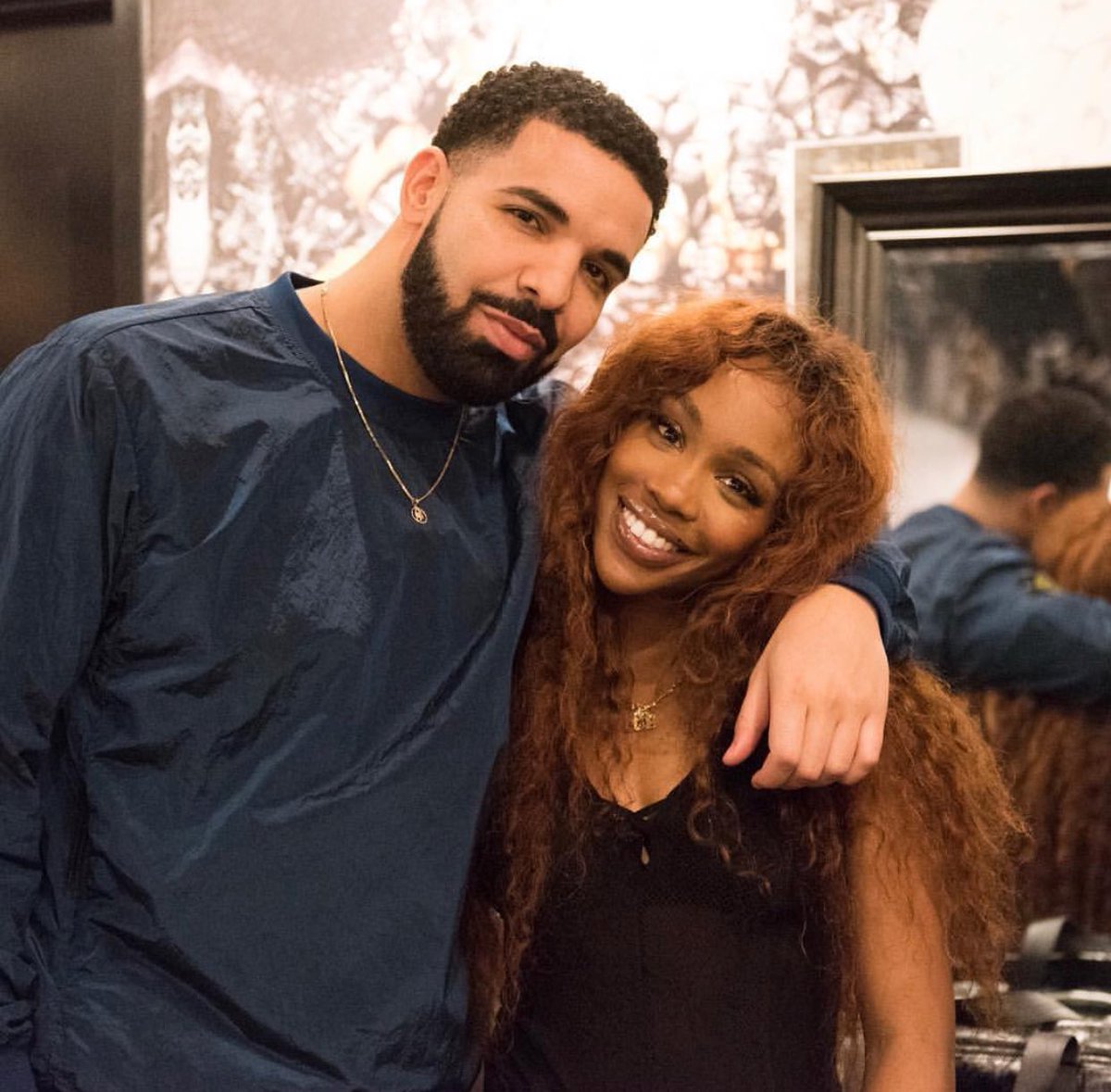 Drake and Sza tonight at her concert in Toronto. #CTRLthetour 📸@Visualbass
