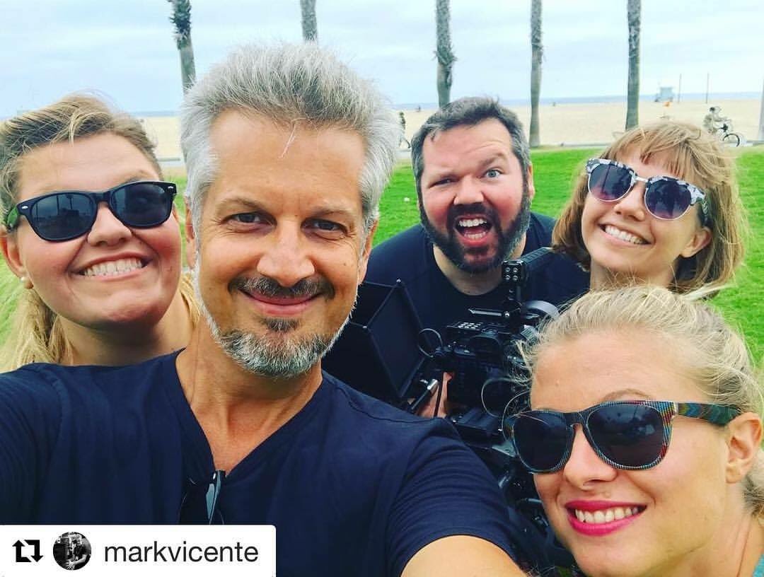 mj_dougherty's tweet photo. This scene we shot today... well, I think my face says it all! @KaylaGrosse @markvicente @bonniepiesse @AlisonRood #virginchronicles #pilot https://t.co/cyXQzTw24b