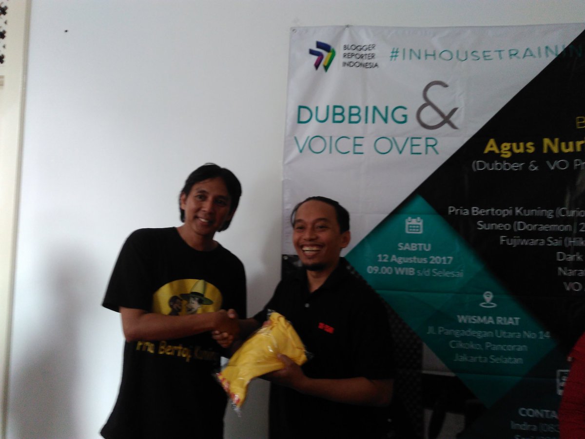 Selamat untuk <a href="/sattoraji/">Capres Mendem</a> salah satu pemenang Dubbing challenge #InHouseTrainingBRid2 #BRIDXGogobli