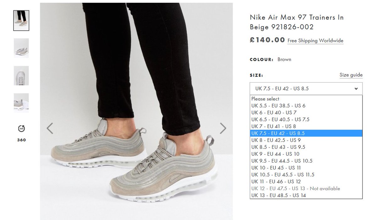 nike air max 97 asos nike air max 97 asos
