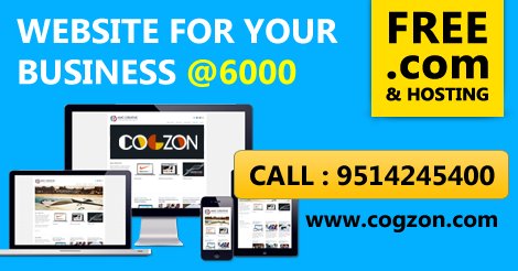 cogzon's tweet photo. Website for your Business, Free domain &amp; Hosting, Android App @lowprice @free https://t.co/WZRbwTDAt0 or Call : 9514245400 https://t.co/VLYWbh0YFL