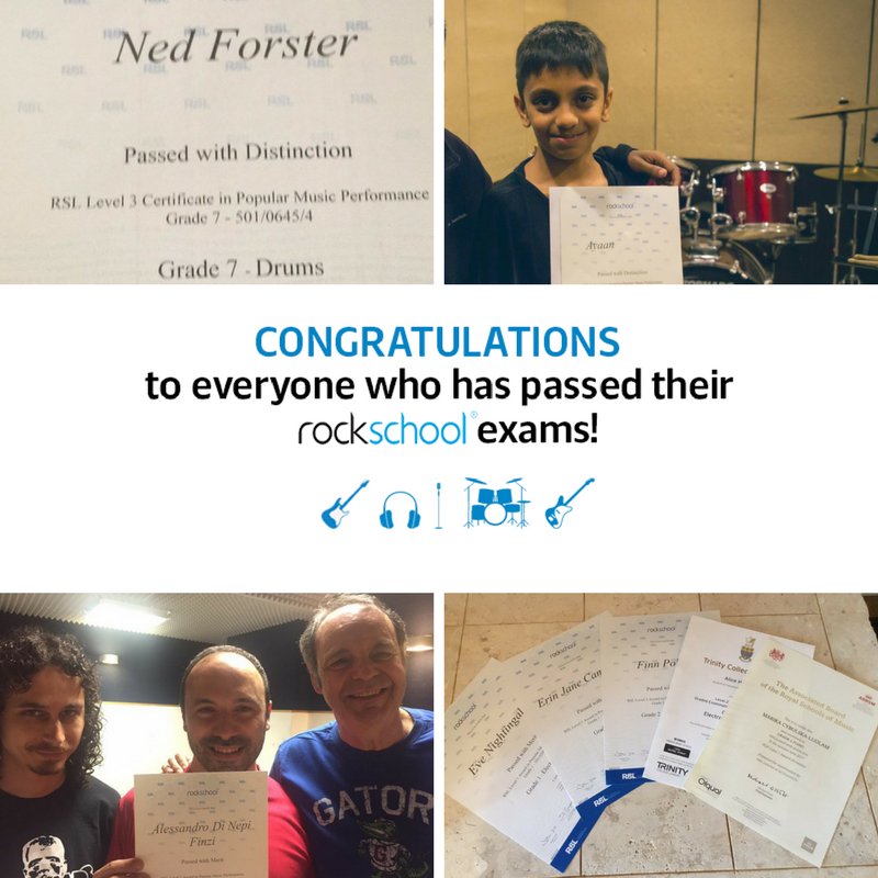 RSLAwards's tweet photo. Well done to everybody passing their Graded Music Exams!
Remember to share your success with us #RSLCert https://t.co/98GuJF45gW