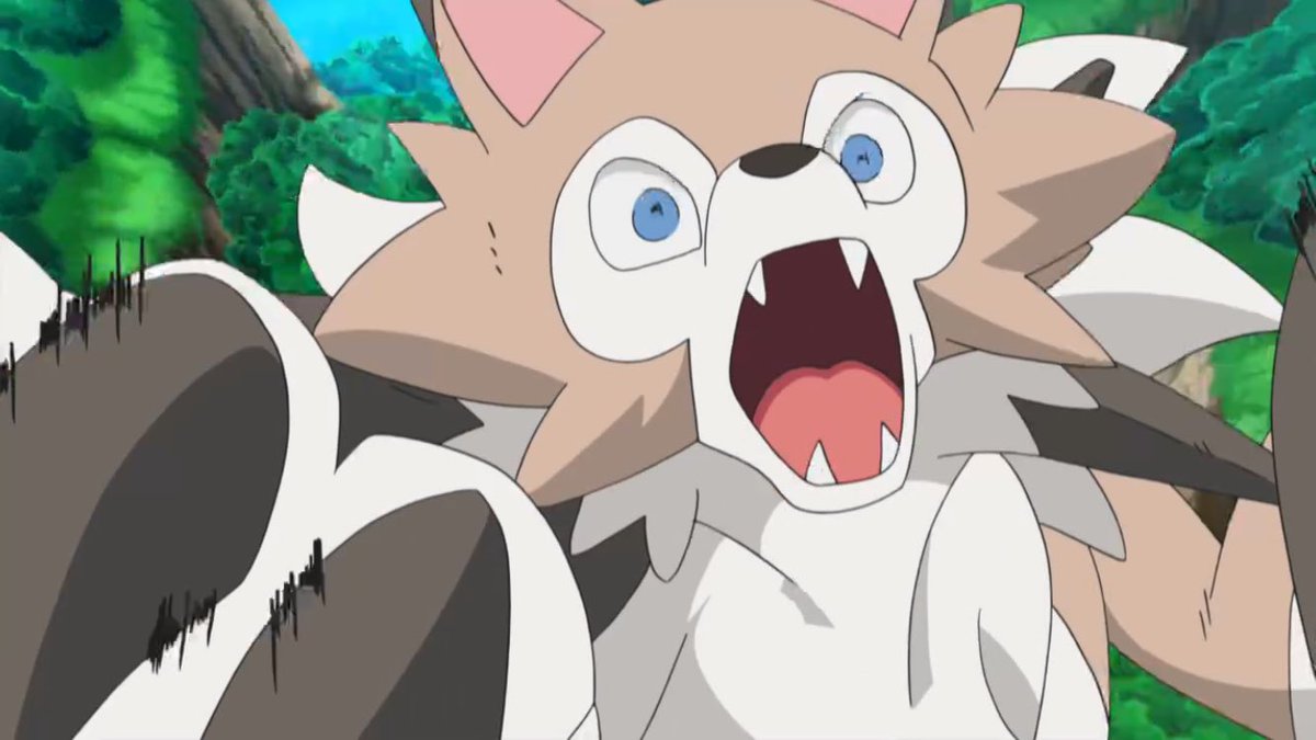 にかいち בטוויטר 例のいわおとしシーン 昼ルガルガンのこういった表情も描かれてたのかーって再発見がある