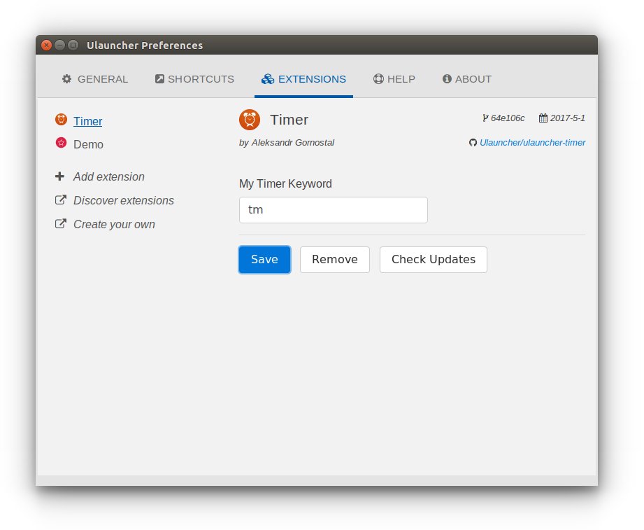 Extension website and preferences are coming up soon with Ulauncher v3.1 release