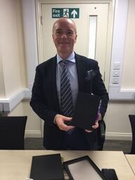 BforBBury's tweet photo. Paul Brown @BuryFinancial receives his #bforb membership pack @BforBBury https://t.co/aDkCA8Rzm6