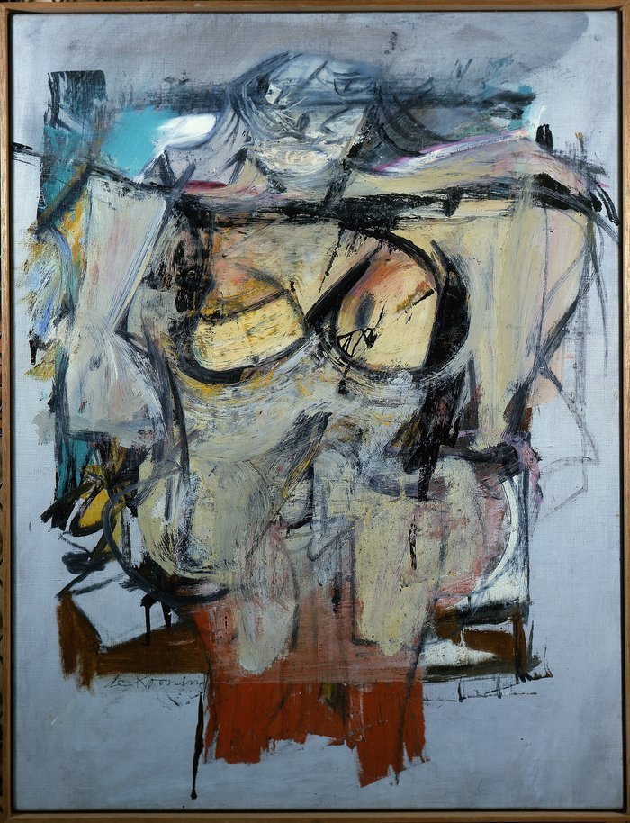 passionpaluk's tweet photo. Returned painting was part of de Kooning's Woman series titled Woman-Ochre with one painting in the series selling for £105M / $137.5M https://t.co/VzrlJMJyvA