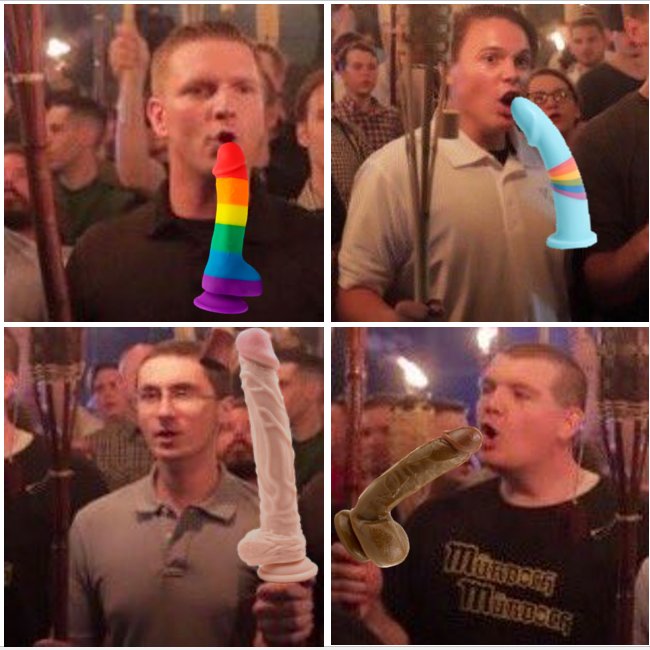 <a href="/mattmfm/">Matt McDermott</a> CORRECTION: THESE are the faces of white supremacy #UVA #DildoParade