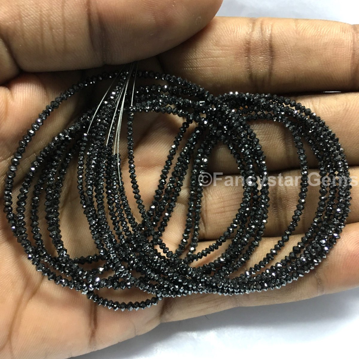 FancystarG's tweet photo. Natural Black Diamond Faceted Beads Necklace on sale https://t.co/FmtmJ1bw1H