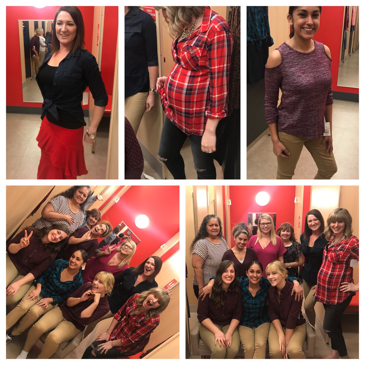 Having our #fittingroom team try out #ANewDay #IsabelMaternity #brandknowledge #target #style #T1805 #d250 #g295 @tracyacurry1