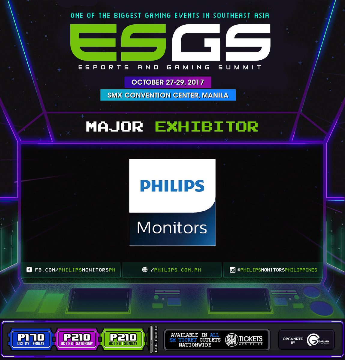 JBGariath's tweet photo. Thank you @Philips Monitors for the support! https://t.co/zyu99ICS1W

#Philips #PhilipsMonitors #ESGS2017 #ESGSSEA https://t.co/Kwhed9hfJW