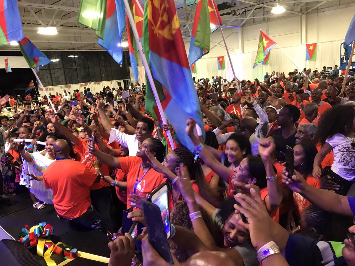 Ghidewon's tweet photo. Last moments of #YPFDJConference2017 & opening of #EritreanFestivalSeattle underway with a record attendance for a Friday US Eri Festival https://t.co/d1jg3ypMxK