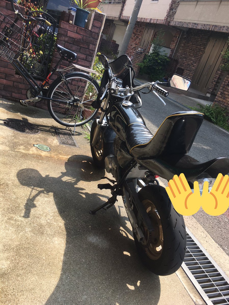 BbbxdDwm's tweet photo. 大阪からです！
けっこういじってます！
マフラーは、prettyかんです！
気になった方DMお願いします。
アドレスの小型かシグナスと交換もありです！

#エイプ売ります
#バイク売ります
#アドレス交換
#シグナス交換 https://t.co/mAho3IrtaK