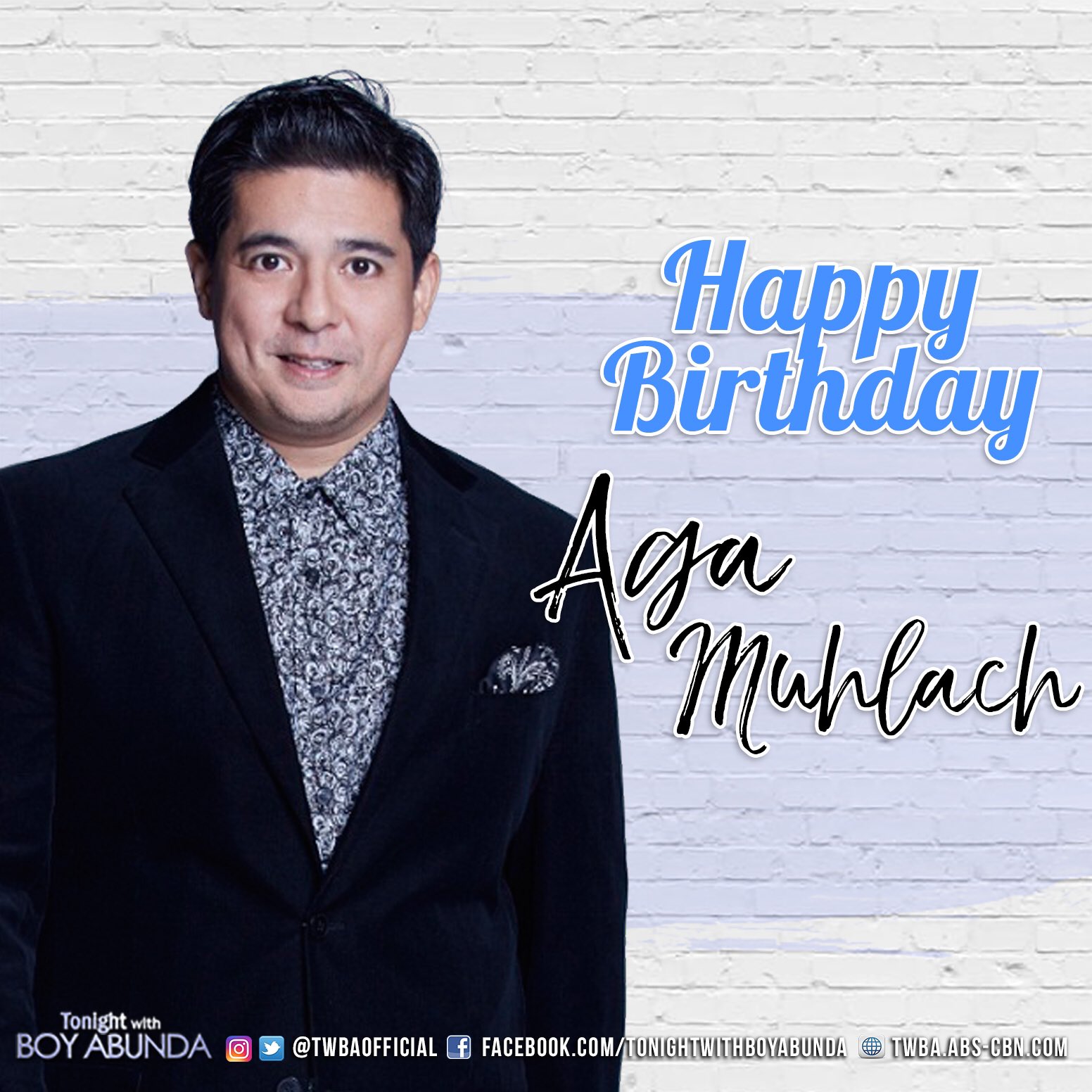 Happy Happy Birthday Aga Muhlach! We miss you on the show! Hope to see you soon! 