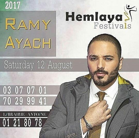 KhouryRaf's tweet photo. It's TONIGHT  #Hemqlaya Festivals 
With the Pop Star @RamyAyach 
#Ramyayach https://t.co/QBTEg0PUlM