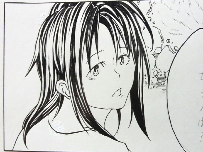 だいぶ上手くいったと思う(((uдu*)やっぱ女の子が登場しないと描きて的に楽しくないよねーw 