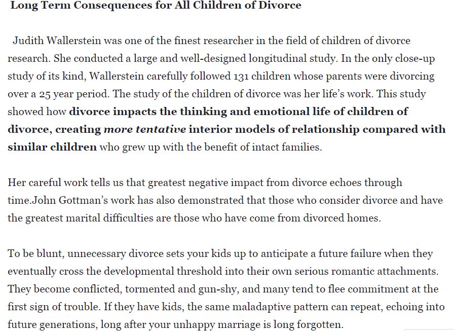 SingleMomLinkUp's tweet image. Long tern consequences for all children of divorce☹️#singlemom #singledaddy #singledad #single #Kids #singleparent #dating #happiness