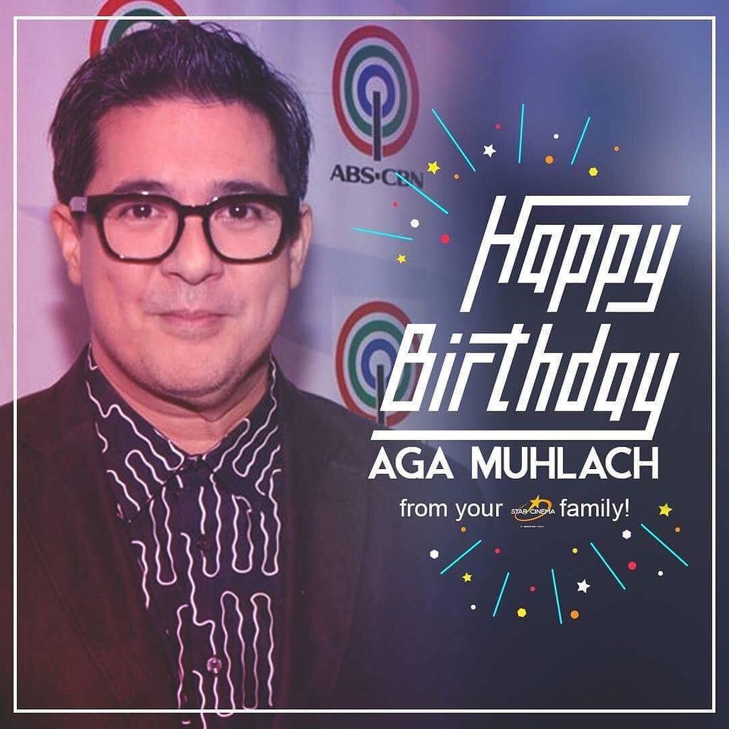 Happy birthday to our forever leading man Aga Muhlach! Have a wonderful day! 