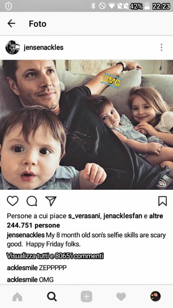 HiUncleJensen's tweet photo. #JensenAckles & His 3 kids, they are so cute; I have no word 😍
The #AcklesFamily #AcklesBabies #ZepAckles #ArrowAckles #JJAckles #TeamAckles https://t.co/2MUdFwlfzE