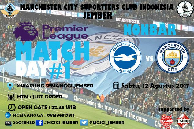 Yukkk yg kangen nobar laga man city... Monggo merapat di warung semanggi