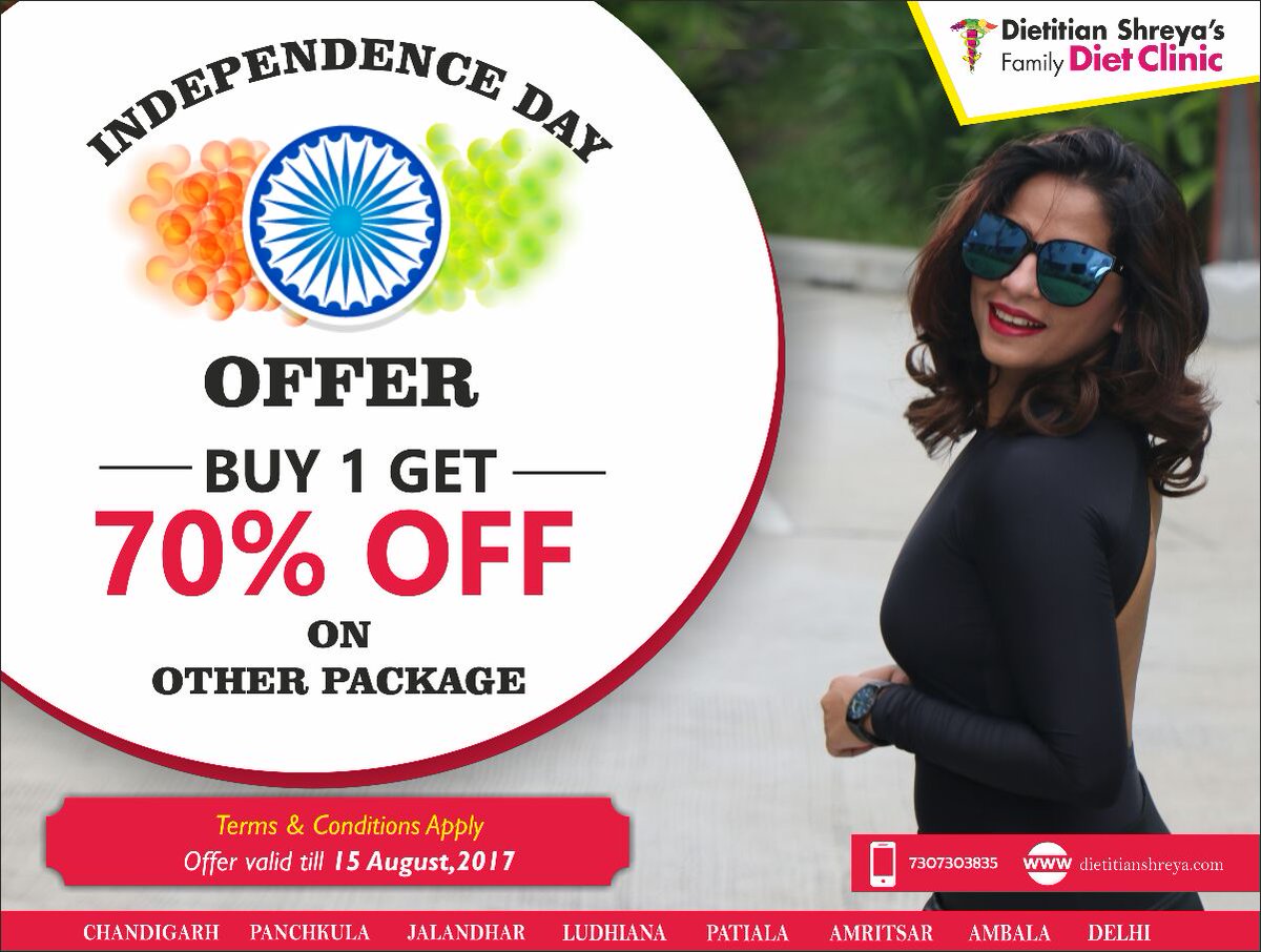 DietitianShreya's tweet photo. Why to wait when discount is so great?
#independence #day #pledge #tobefit #diabetes #pcod #ibs #anxiety #depression #uricacid #migraine https://t.co/btYNMYqHMN