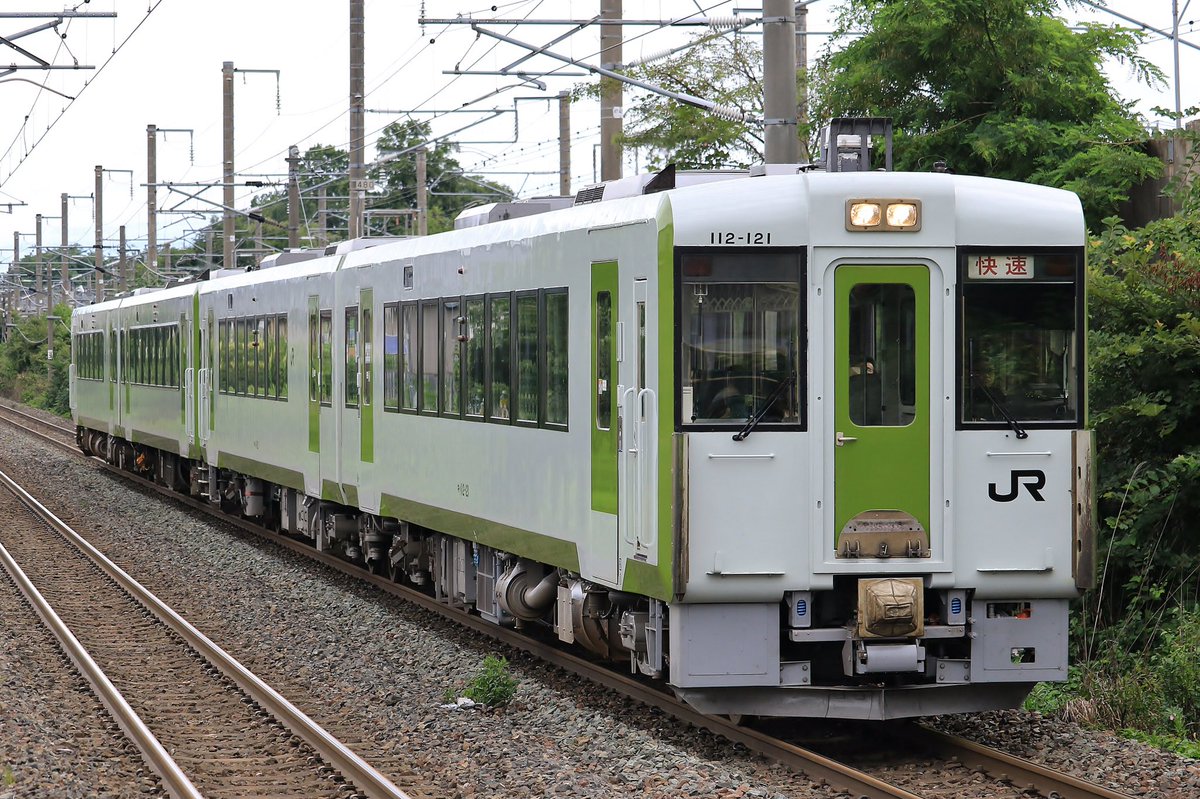 Kenji Twitterissa 快速はまゆり1号 花巻 キハ112 111 121 112 111 3 盛岡 2号 3号 キハ110 1 112 111 1 110 3 4号 キハ112 111 112 110 5 110 4 1年以上動いてない110 2を除く110系列0番台盛岡車8両全車稼働 T Co Qirtu6g31f