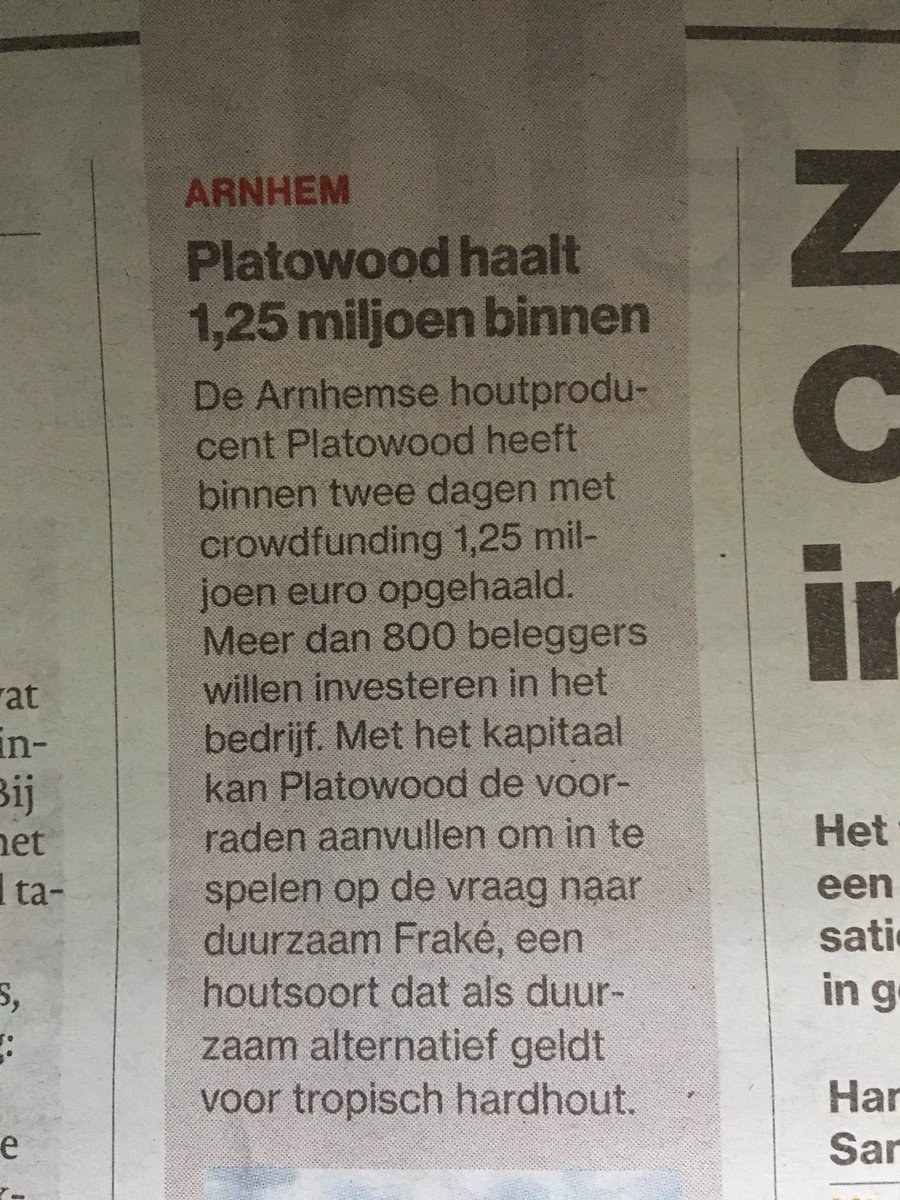 CathyvanBeek56's tweet photo. @DeGelderlander dit is #goednieuws #groennieuws @platowood gefeliciteerd !@MVO_NL https://t.co/37CK16VSM4