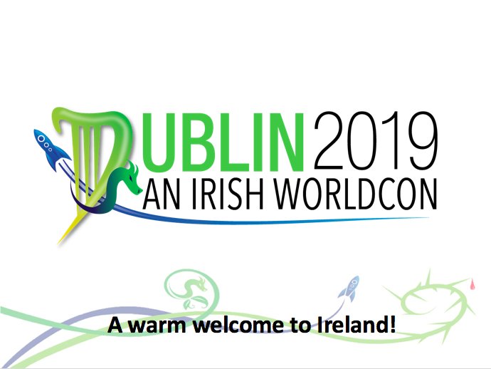 Dublin2019's tweet image. We are thrilled to announce that we have won the 2017 Site Selection Race and will host Dublin 2019, An Irish Worldcon. #Dublin2019