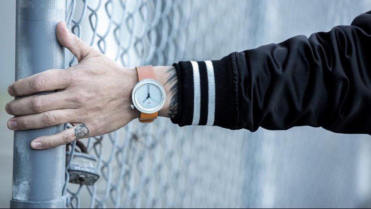 AggregateWatch's tweet photo. Coordinate your #ootd with ‘The Masonic’ watch in Oat Brown-concrete colorway. #aggregatewatches #themasonic #concretewatch #kickstarter https://t.co/TlaKOxKRLx