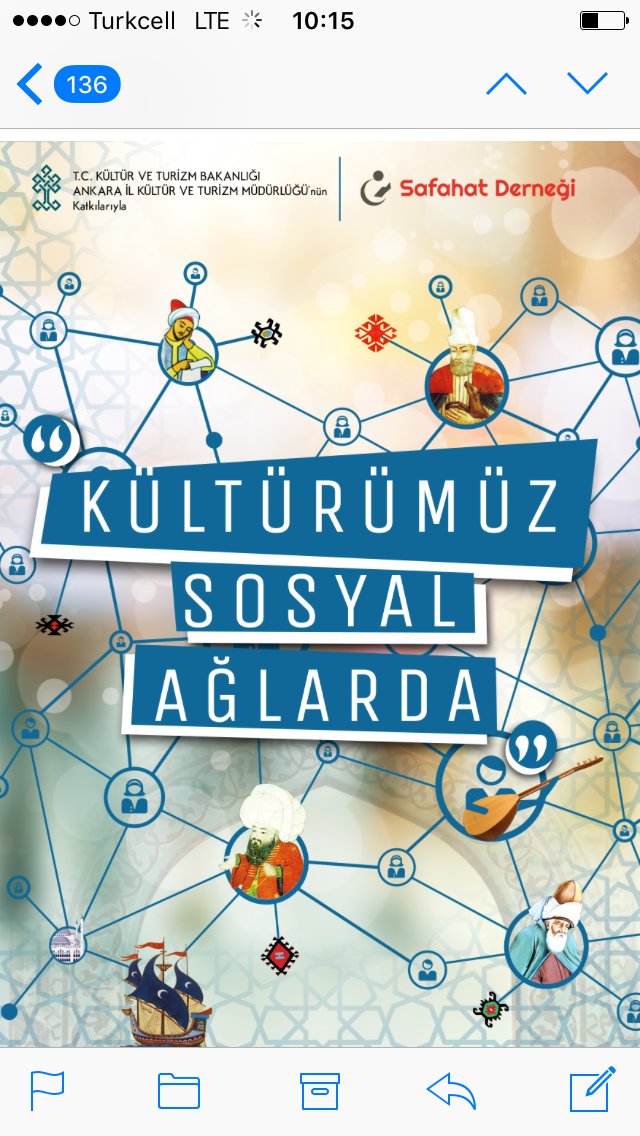 Projemize başlıyoruz; Safahat ve kültürümüz sosyal ağlarda...
